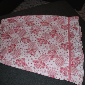 Christopher & Banks A-line skirt - Size 6 - Pink & White